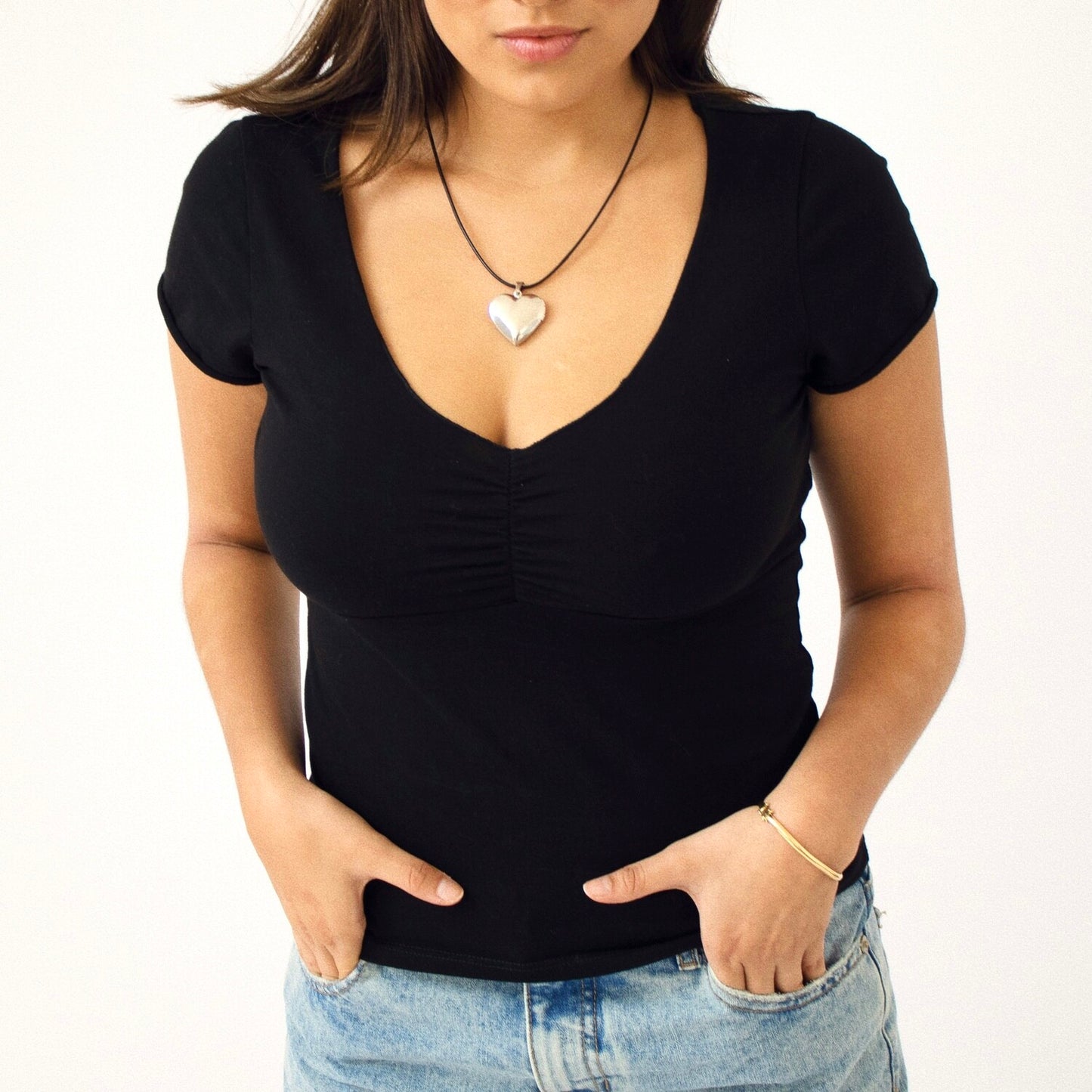 Nami Black Top