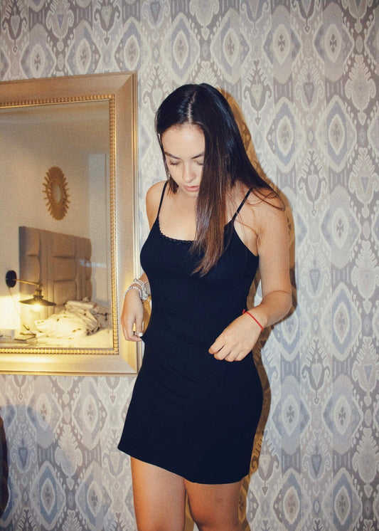Venice Black Mini Dress