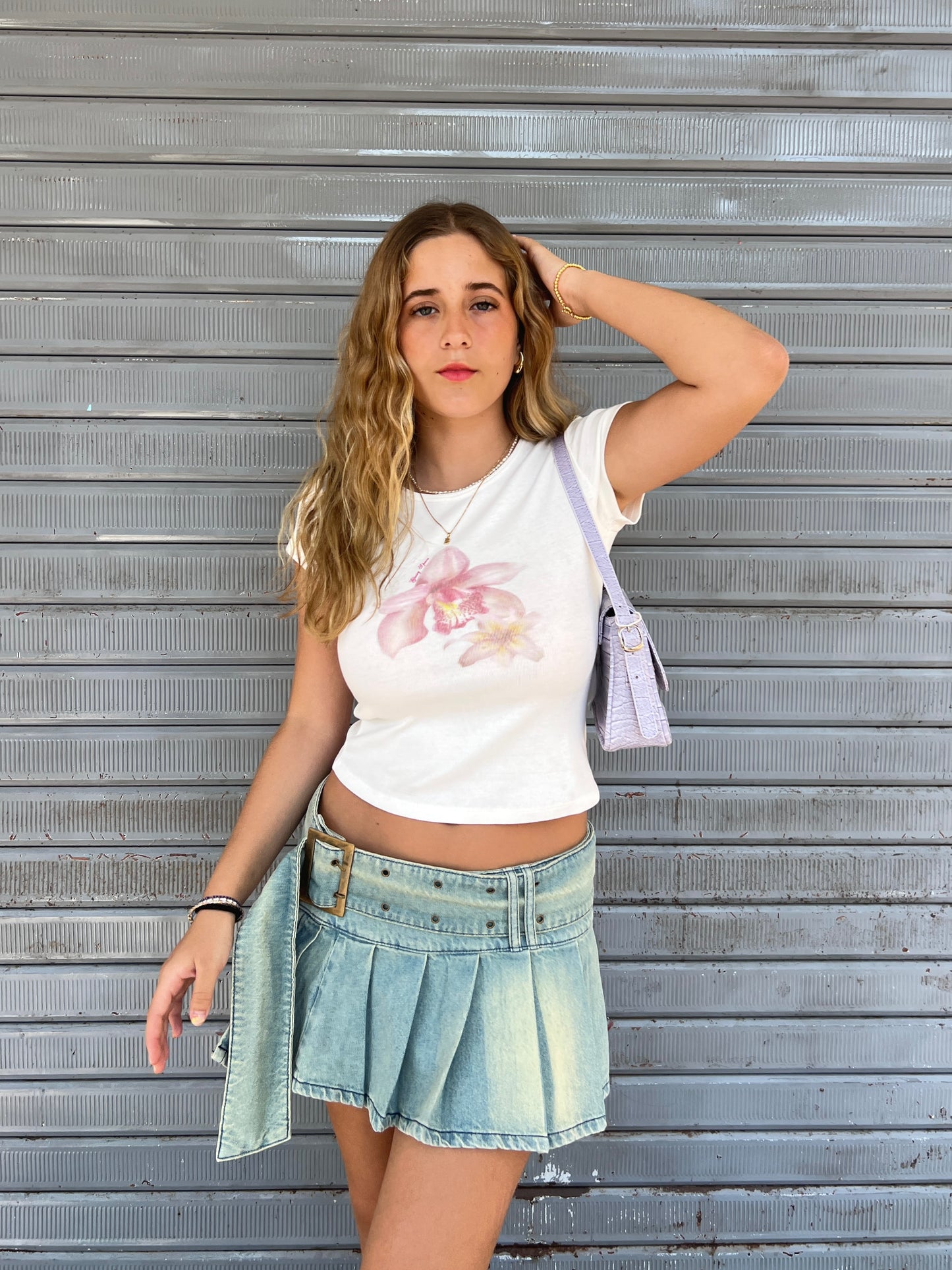 Orchid Baby Tee
