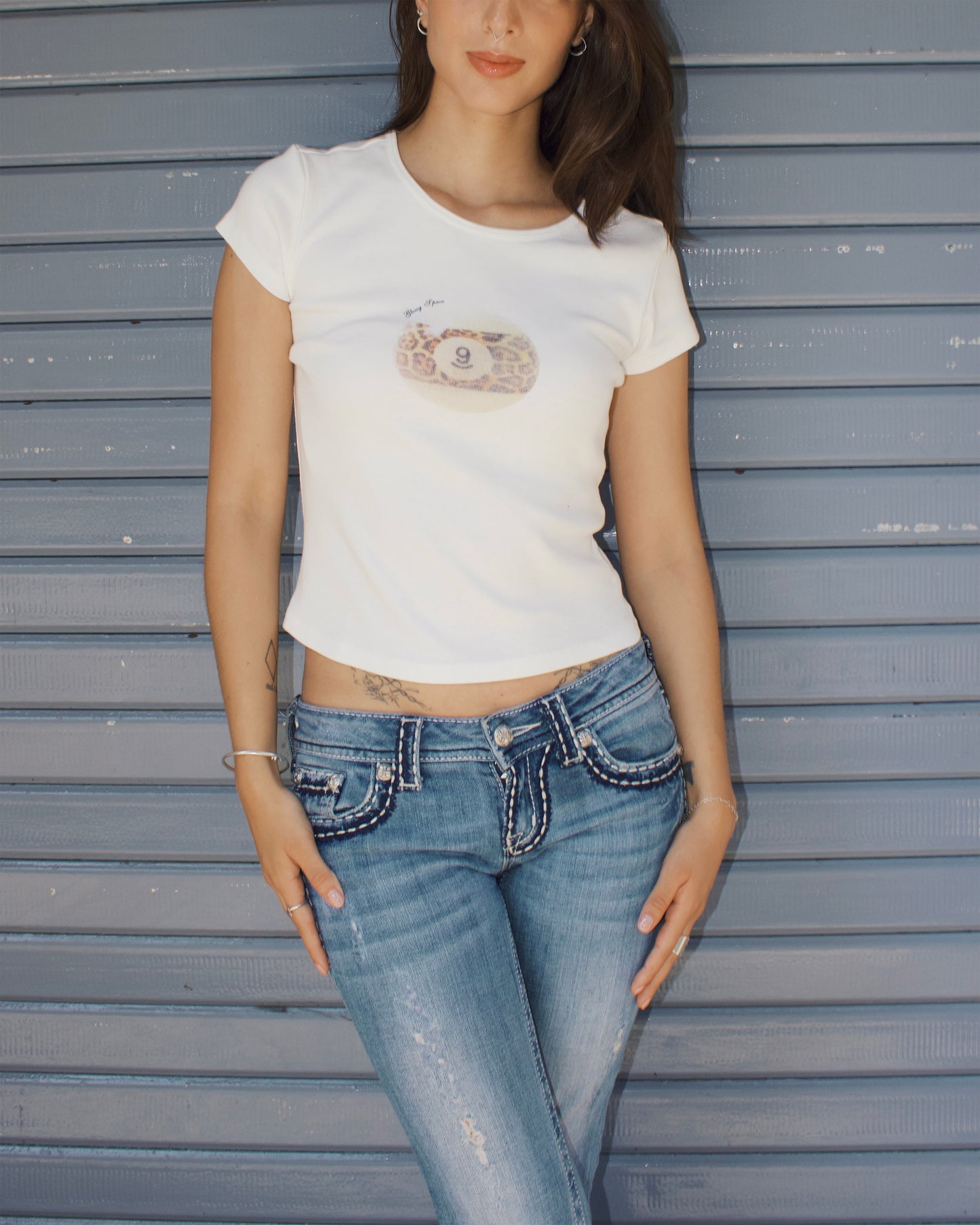 Cheetah Ball Baby Tee