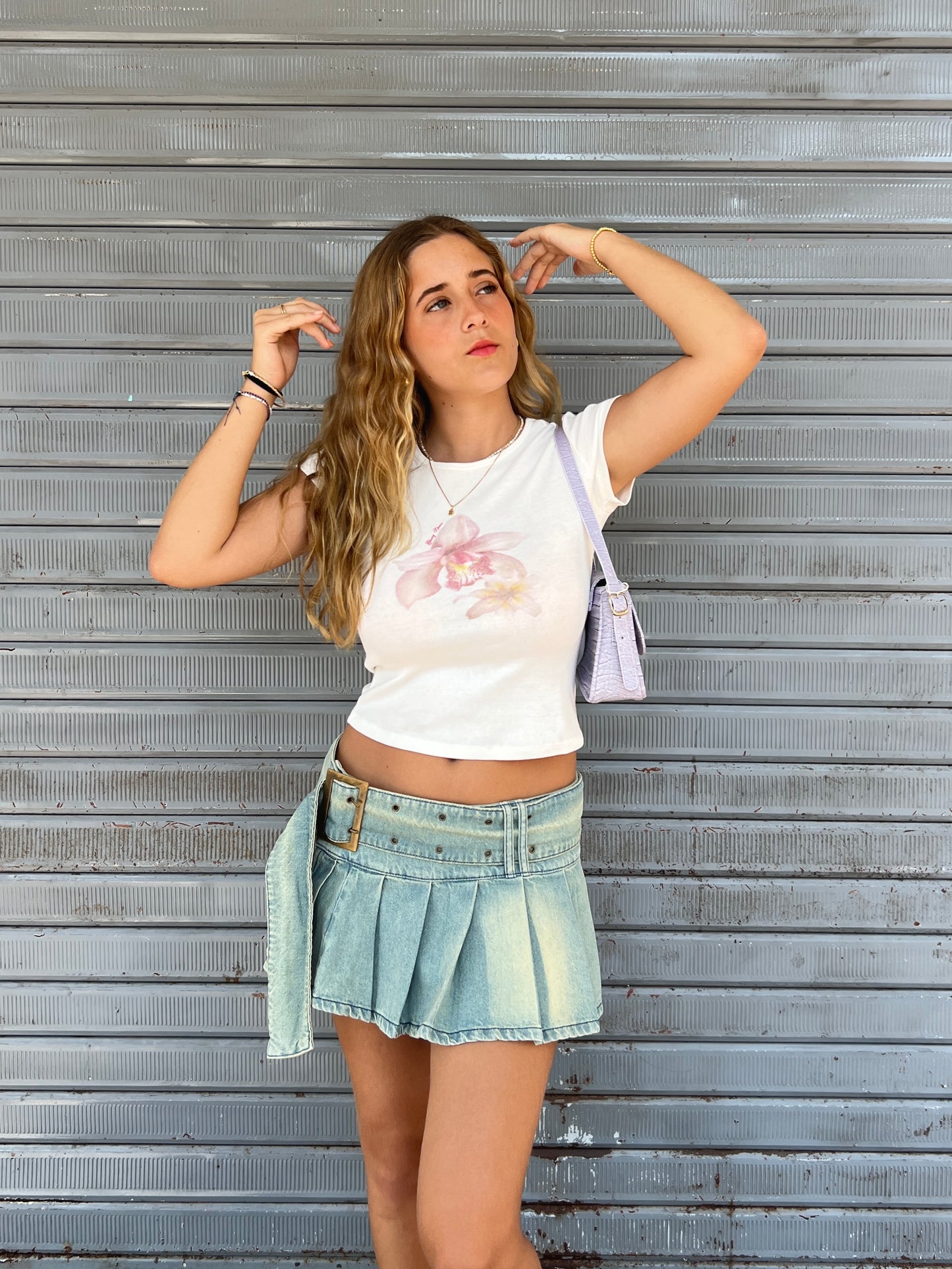 Scandal Denim Mini Skirt